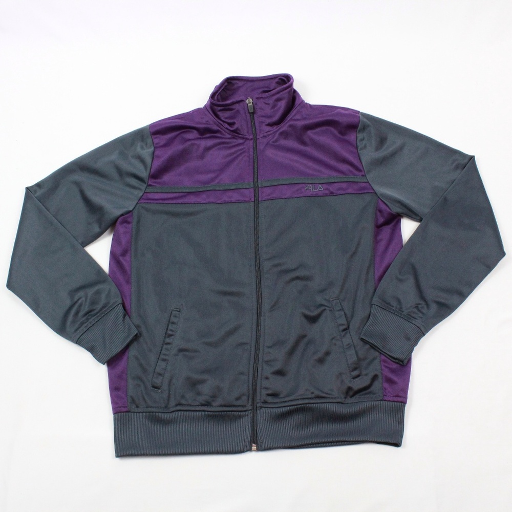 FILA Womens Active Bomber Jacket Size Large L Warm